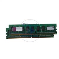 Kingston KTS5277K2/4G - 4GB 2x2GB DDR2 PC2-5300 ECC Unbuffered 240-Pins Memory