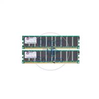 Kingston KTS7262/1G - 1GB 2x512MB DDR PC-3200 ECC Registered 184-Pins Memory