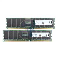 Kingston KTS7262/4G - 4GB 2x2GB DDR PC-3200 ECC Registered 184-Pins Memory