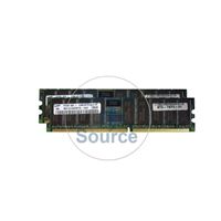 Kingston KTS7602/1G - 1GB 2x512MB DDR PC-2700 ECC Registered 184-Pins Memory