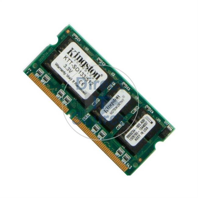 Kingston KTT-SO133/512 - 512MB SDRAM PC-133 Non-ECC Unbuffered 144-Pins Memory