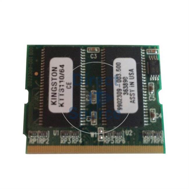 Kingston KTT3110/64 - 64MB SDRAM PC-66 Non-ECC Unbuffered 144-Pins Memory