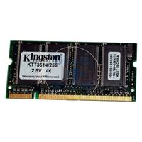 Kingston KTT3614/256 - 256MB DDR PC-2100 Non-ECC Unbuffered 200-Pins Memory