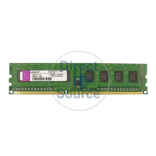 Kingston KTW149-ELD - 1GB DDR3 PC3-10600 Non-ECC Unbuffered 240-Pins Memory