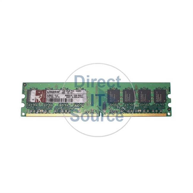 Kingston KU8622-ELG - 1GB DDR2 PC2-5300 Non-ECC Unbuffered 240-Pins Memory