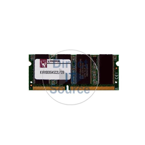 Kingston Technology KVR100X64SC2L/128 - 128MB DDR PC-100 Non-ECC Unbuffered 144-Pins Memory