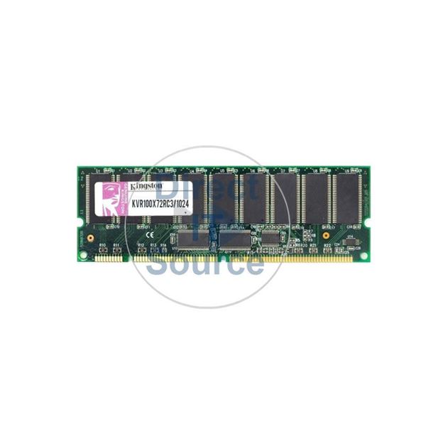 Kingston Technology KVR100X72RC3/1024 - 1GB DDR PC-100 ECC Registered 168-Pins Memory