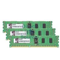 Kingston Technology KVR1066D3S8R7SK3/3G - 3GB 3x1GB DDR3 PC3-8500 ECC Registered Memory