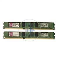 Kingston KVR1333D3K2/2GR - 2GB 2x1GB DDR3 PC3-10600 Non-ECC Unbuffered 240-Pins Memory
