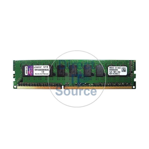 Kingston KVR1333D3S8E9S/2G - 2GB DDR3 PC3-10600 ECC UNBUFFERED 240-Pins Memory