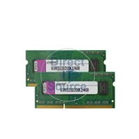 Kingston KVR1333D3SOK2/4GR - 4GB 2x2GB DDR3 PC3-10600 Memory