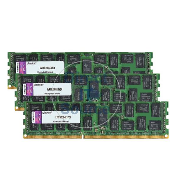 Kingston KVR13LR9D4K3/24 - 24GB 3x8GB DDR3 PC3-10600 ECC Registered 240Pins Memory