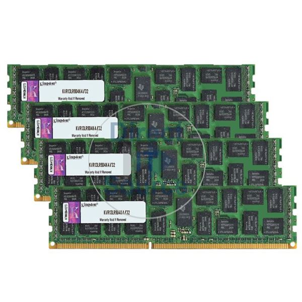 Kingston KVR13LR9D4K4/32 - 32GB 4x8GB DDR3 PC3-10600 ECC Registered 240Pins Memory