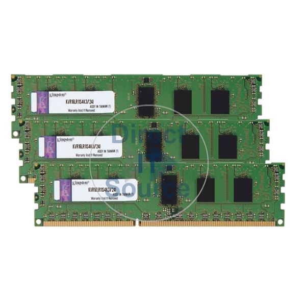 Kingston KVR16LR11S4K3/24I - 24GB 3x8GB DDR3 PC3-12800 ECC Registered 240Pins Memory