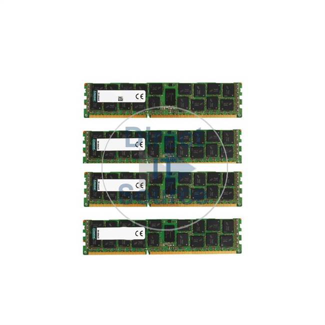 Kingston KVR16R11D4-64 - 64GB 4x16GB DDR3 PC3-12800 ECC Registered 240-Pins Memory