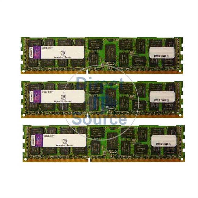 Kingston KVR16R11D4K3/24I - 24GB 3x8GB DDR3 PC3-12800 ECC Registered 240-Pins Memory