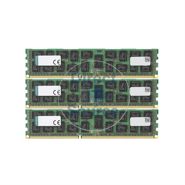 Kingston KVR16R11D8K3/12I - 12GB 3x4GB DDR3 PC3-12800 ECC Registered 240-Pins Memory