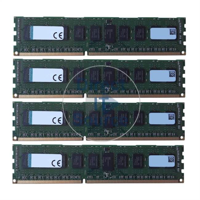Kingston KVR16R11D8K4/16I - 16GB 4x4GB DDR3 PC3-12800 ECC Registered 240-Pins Memory