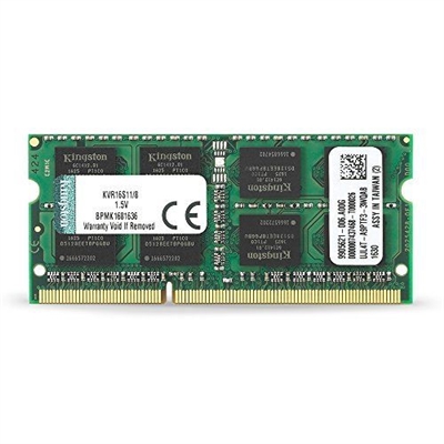 Kingston KVR16S11-8G - 8GB DDR3 PC-12800 SODIMM 204-Pin Memory