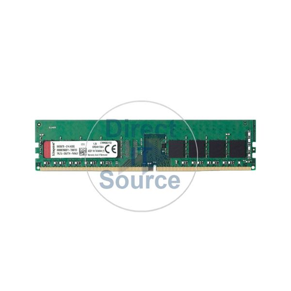 Kingston KVR24N17S8/4 - 4GB DDR4 PC4-19200 Non-ECC Unbuffered 288-Pins Memory
