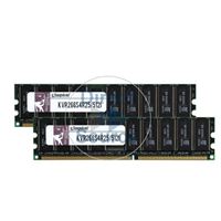 Kingston Technology KVR266S4R25/512I - 512MB 2x256MB DDR PC-2100 ECC Registered 184-Pins Memory