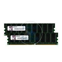 Kingston Technology KVR266X72C2/512I - 512MB 2x256MB DDR PC-2100 ECC 184-Pins Memory