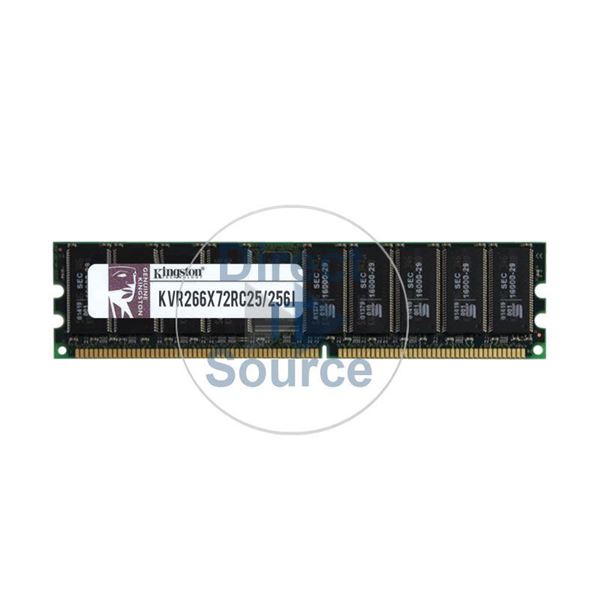 Kingston Technology KVR266X72RC25/256I - 256MB DDR PC-2100 ECC Registered 184-Pins Memory