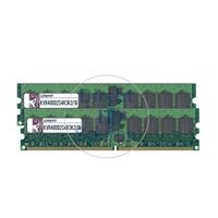 Kingston Technology KVR400D2S4R3K2/1G - 1GB 2x512MB DDR2 PC2-3200 ECC Registered Memory