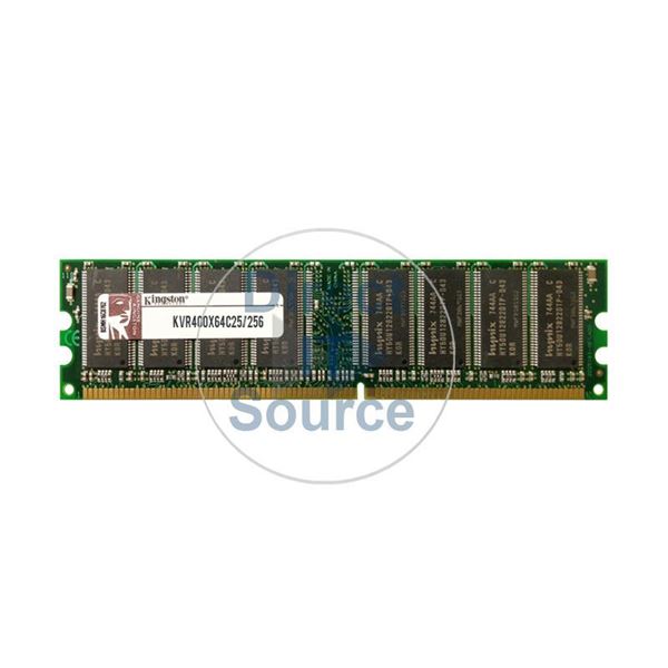 Kingston KVR400X64C25/256 - 256MB DDR PC-3200 Non-ECC Unbuffered 184Pins Memory
