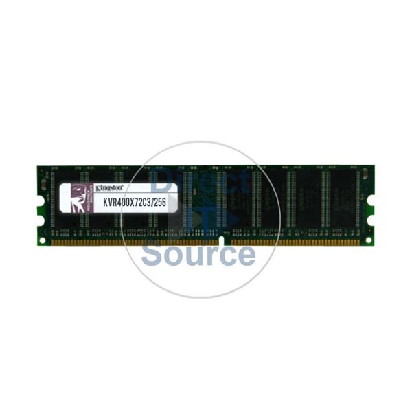 Kingston Technology KVR400X72C3/256 - 256MB DDR PC-3200 ECC 184-Pins Memory