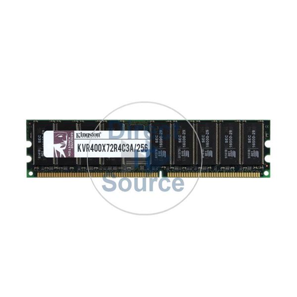 Kingston Technology KVR400X72RC3A/256 - 256MB DDR PC-3200 ECC Registered 184-Pins Memory