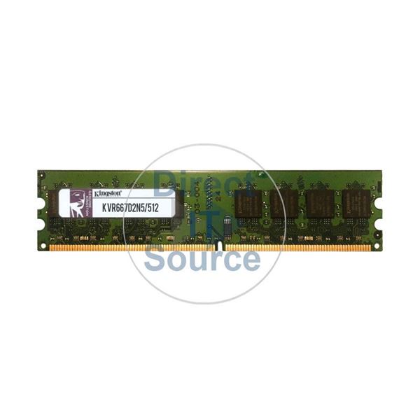 Kingston KVR667D2N5/512 - 512MB DDR2 PC2-5300 Non-ECC Unbuffered Memory