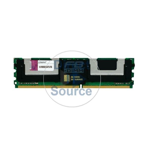 Kingston KVR800D2D4F5/8G - 8GB DDR2 PC2-6400 ECC Fully Buffered 240Pins Memory