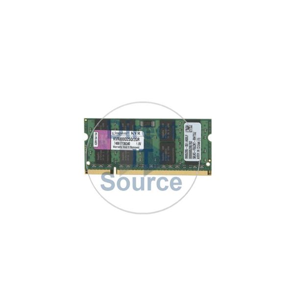 Kingston KVR800D2S0/2GR - 2GB DDR2 PC2-6400 200-Pins Memory