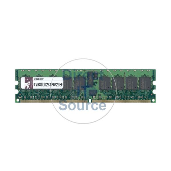 Kingston Technology KVR800D2S4P6/2GEF - 2GB DDR2 PC2-6400 ECC Registered Memory