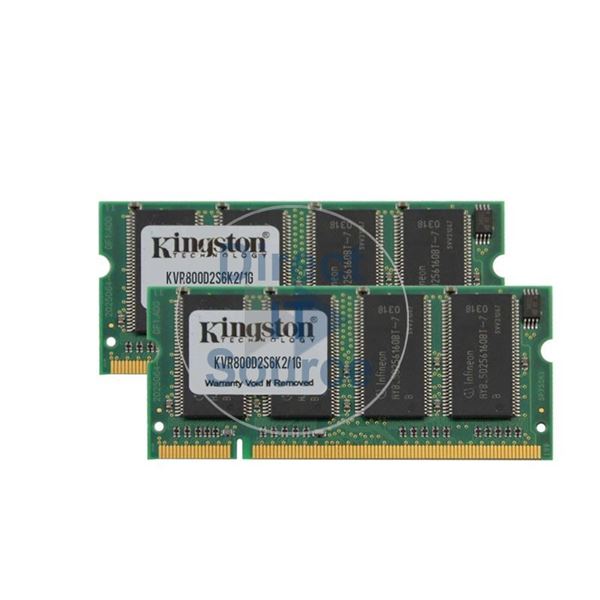Kingston Technology KVR800D2S6K2/1G - 1GB 2x512MB DDR2 PC2-6400 Memory