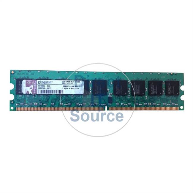 Kingston KWM553-ELC - 2GB DDR2 PC2-6400 ECC Unbuffered 240-Pins Memory