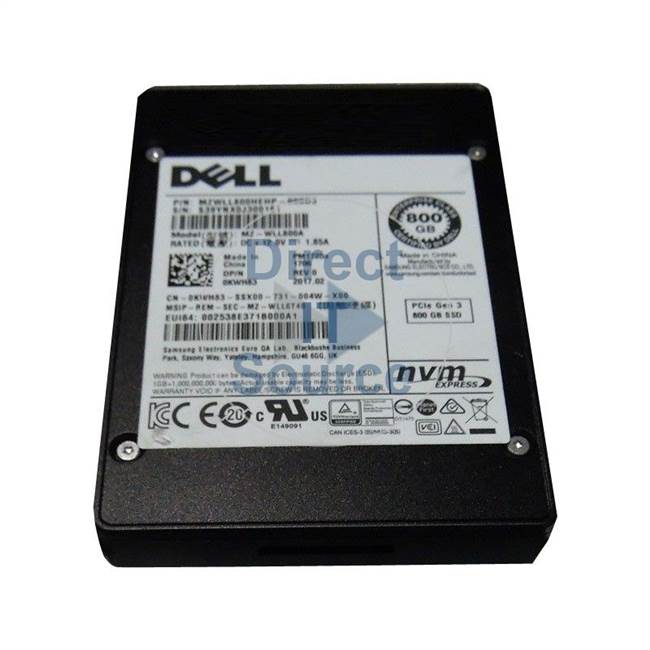 Dell KXWHX - 800GB SATA 6.0Gbps 2.5Inch Cache Hard Drive