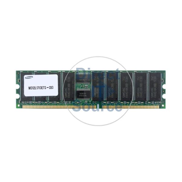 Samsung M312L1713ETS-CB3 - 128MB DDR PC-2700 ECC Registered 184-Pins Memory