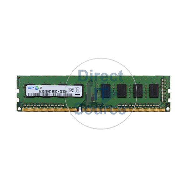 Samsung M378B5673FH0-CF800 - 2GB DDR3 PC3-8500 Non-ECC Unbuffered 240-Pins Memory