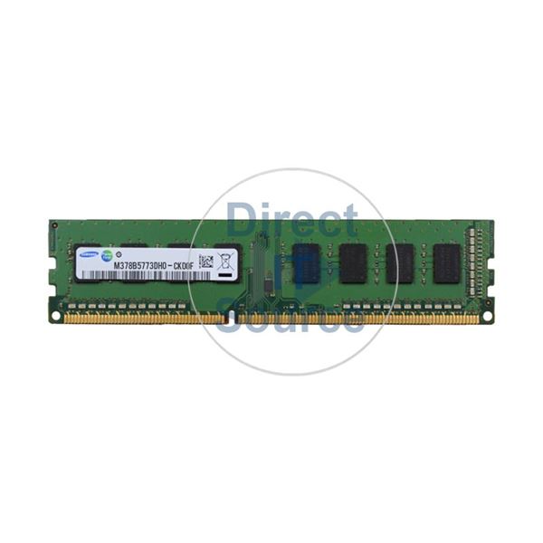 Samsung M378B5773DH0-CK00F - 2GB DDR3 PC3-12800 Non-ECC Unbuffered 240-Pins Memory