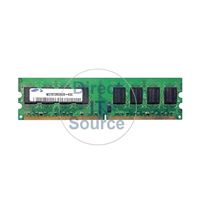 Samsung M378T2953BZ0-KCC - 1GB DDR2 PC2-3200 Non-ECC Unbuffered 240Pins Memory