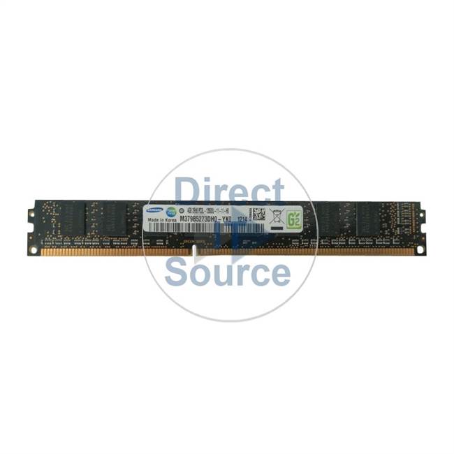 Samsung M379B5273DH0-YK0 - 4GB DDR3 - VLP PC3-12800 Non-ECC Unbuffered 240-Pins Memory