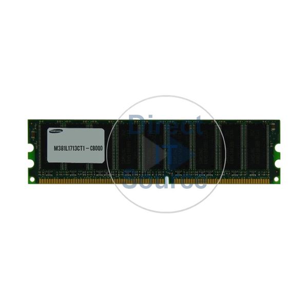 Samsung M381L1713CT1-CB0Q0 - 128MB DDR PC-2100 ECC Unbuffered 184-Pins Memory
