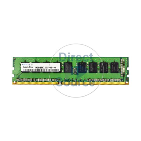 Samsung M391B5673EH1-CF800 - 2GB DDR3 PC3-8500 ECC Unbuffered 240-Pins Memory