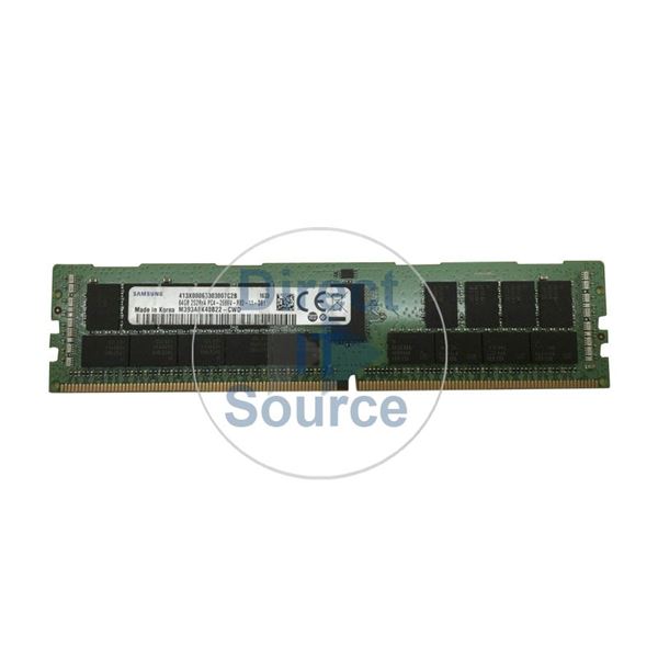 Samsung M393A8K40B22-CWD - 64GB DDR4 PC4-21300 ECC Registered 288-Pins Memory