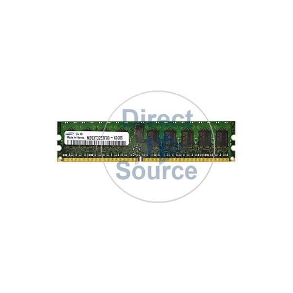Samsung M393T3253FG0-CCCDS - 256MB DDR2 PC2-3200 ECC Registered 240-Pins Memory