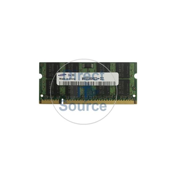 Samsung M470T2864QZ3-CS7 - 1GB DDR2 PC2-6400 Non-ECC Unbuffered 200Pins Memory