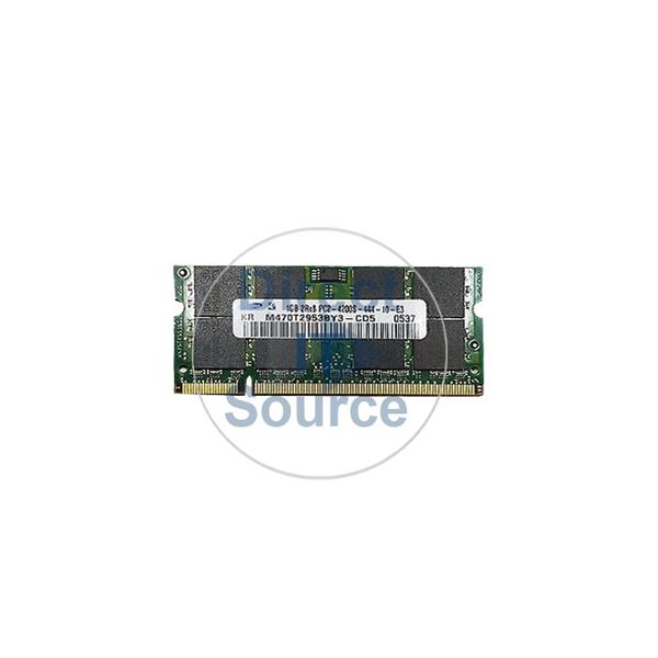 Samsung M470T2953BY3-CD5 - 1GB DDR2 PC2-4200 Non-ECC Unbuffered 200-Pins Memory