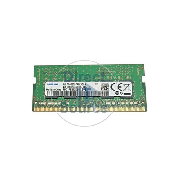 Samsung M471A5143EB0-CPB - 4GB DDR4 PC4-17000 Non-ECC Unbuffered 260-Pins Memory